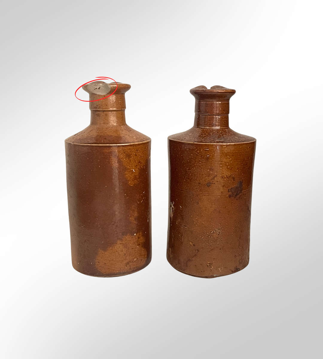 Collection of 5 Assorted Vintage Master Ink Bottles & 2 Denby Langley Plates  Includes Lovatt, Bour