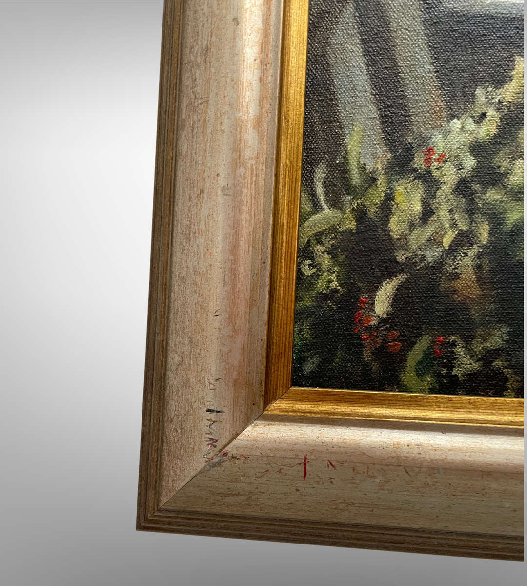 "Flowers by Paula Pryce" - Original Oil Painting by Eleni (2001) | Floral Shop Scene on Stretched