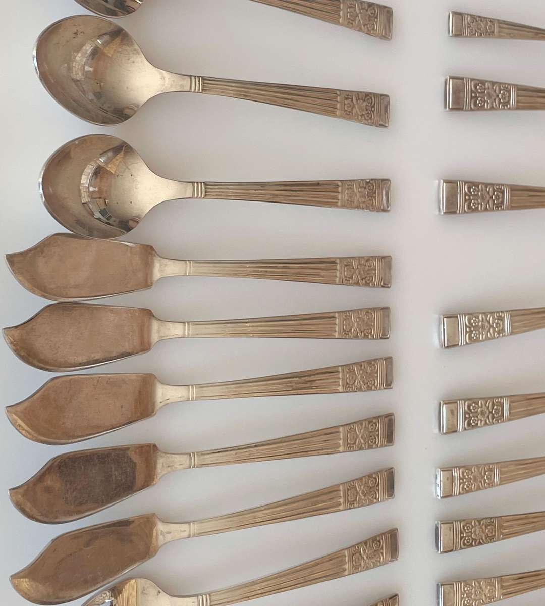 Incomplete 50-Piece NTC Silver Plated Cutlery Set (1940)  Coronation Pattern, Great Condition