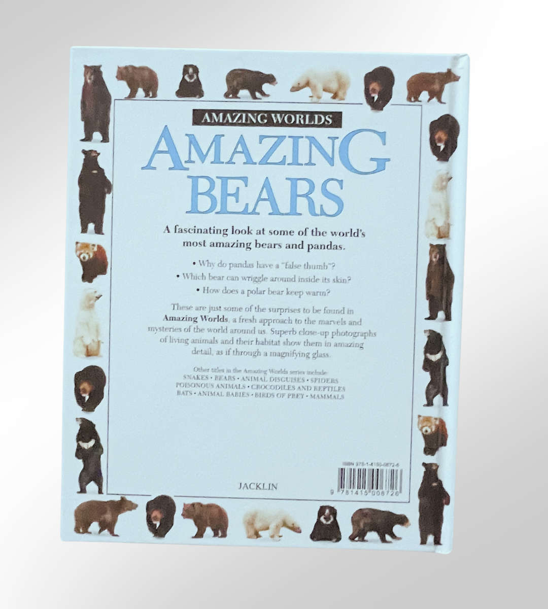 10-Piece Amazing World Book Set  Fun & Educational Childrens Wildlife Series- Reduced