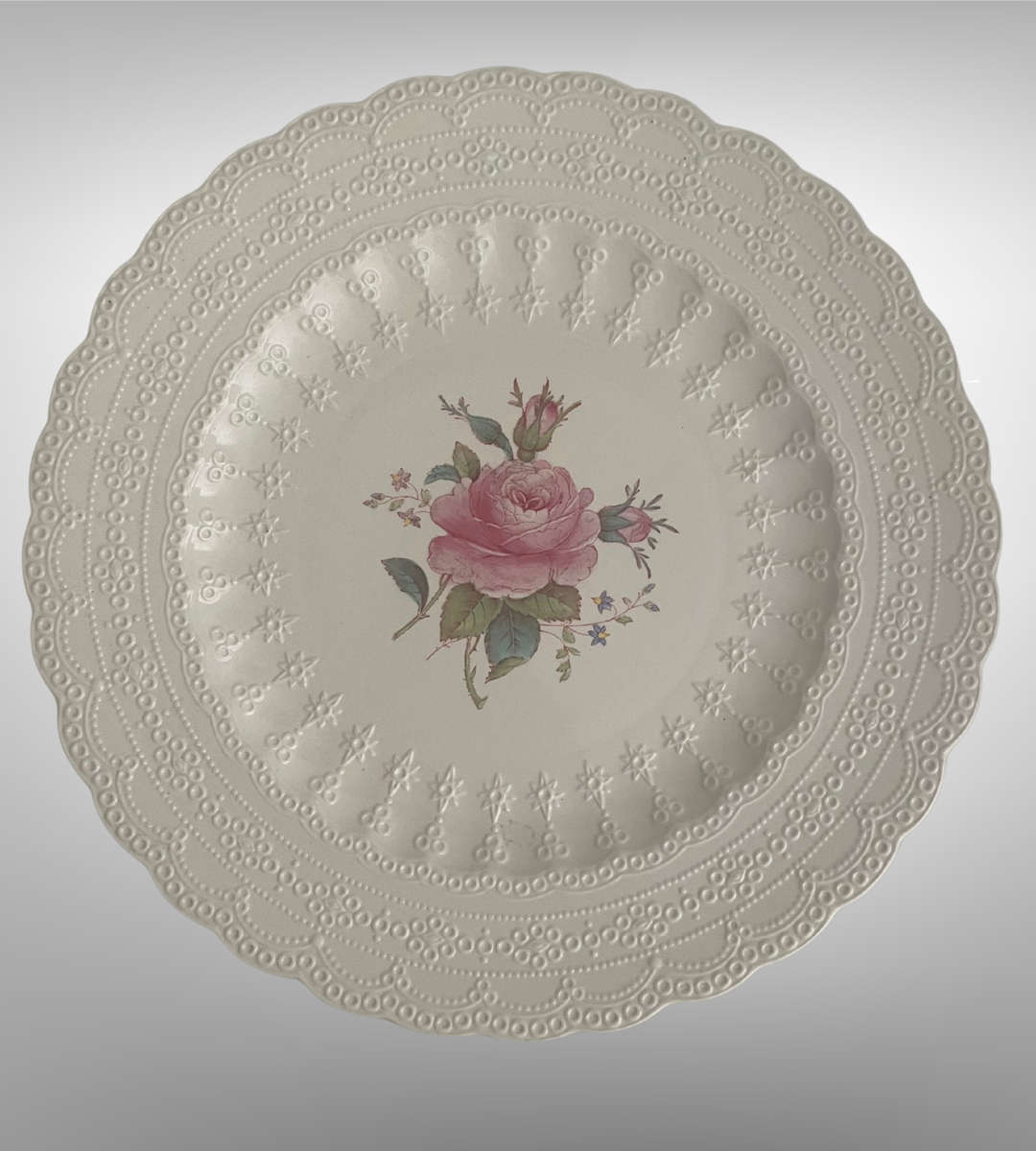 Spode's Jewel Copeland Spode Billingsley Rose 26.5cm Dinner Plate  England