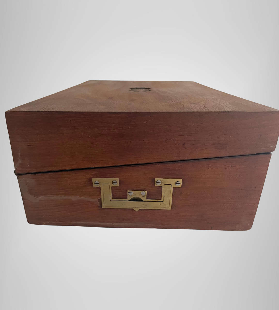 Antique Victorian Mahogany Writing Slope | Lap Desk | Circa 1870 | Restoration Project | No Key