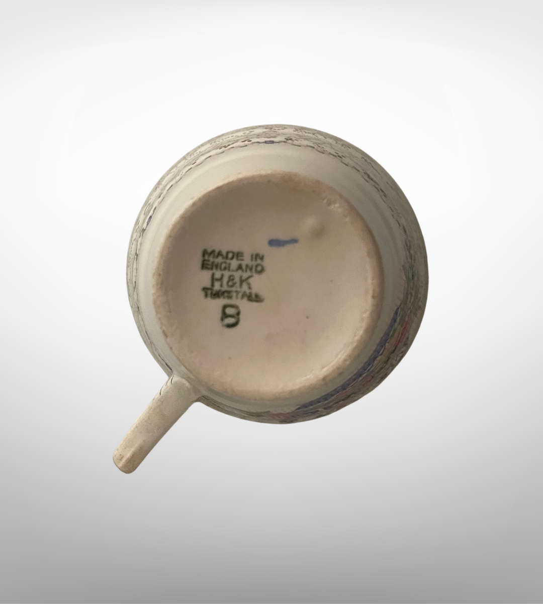 8-Piece Vintage Petit Point & Cross-Stitch Vanity Décor Set with H&K Tunstall Cup & Saucer