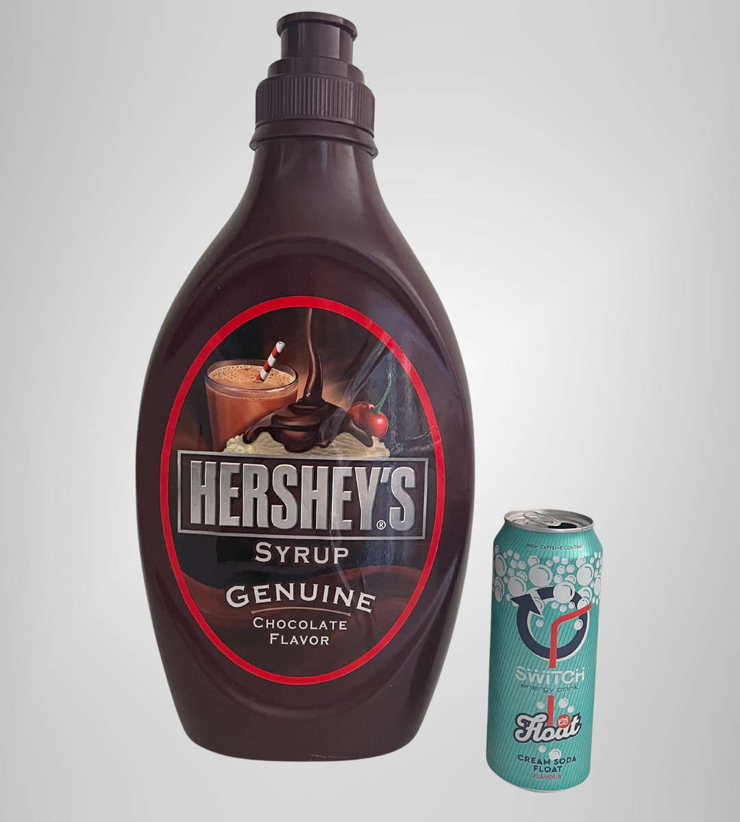 Giant Hersheys Syrup Money Bank  47cm Plastic Tip Jar  Retro Candy Décor