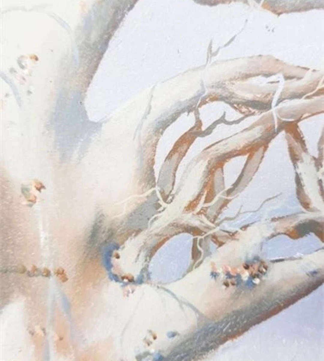 Original Ethel Sargent Oil Painting  Bushveld Landscape  Gilt Framed  74cm x 54cm