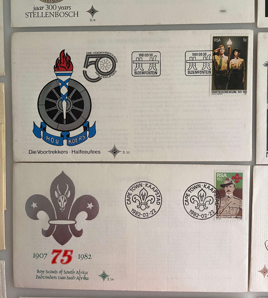 RSA First Day Covers Collection (21) | 1976-1988 | Historical, Cultural & Philatelic Themes
