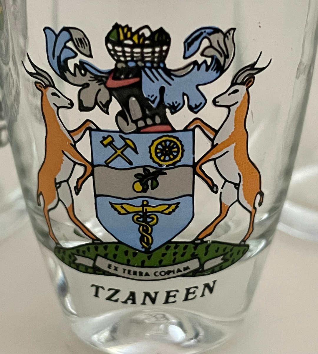 6-Piece Tiny Collectible Mugs & Glasses Lot | Port Elizabeth, Sabie Crest, Zimbabwe Tot-Sized