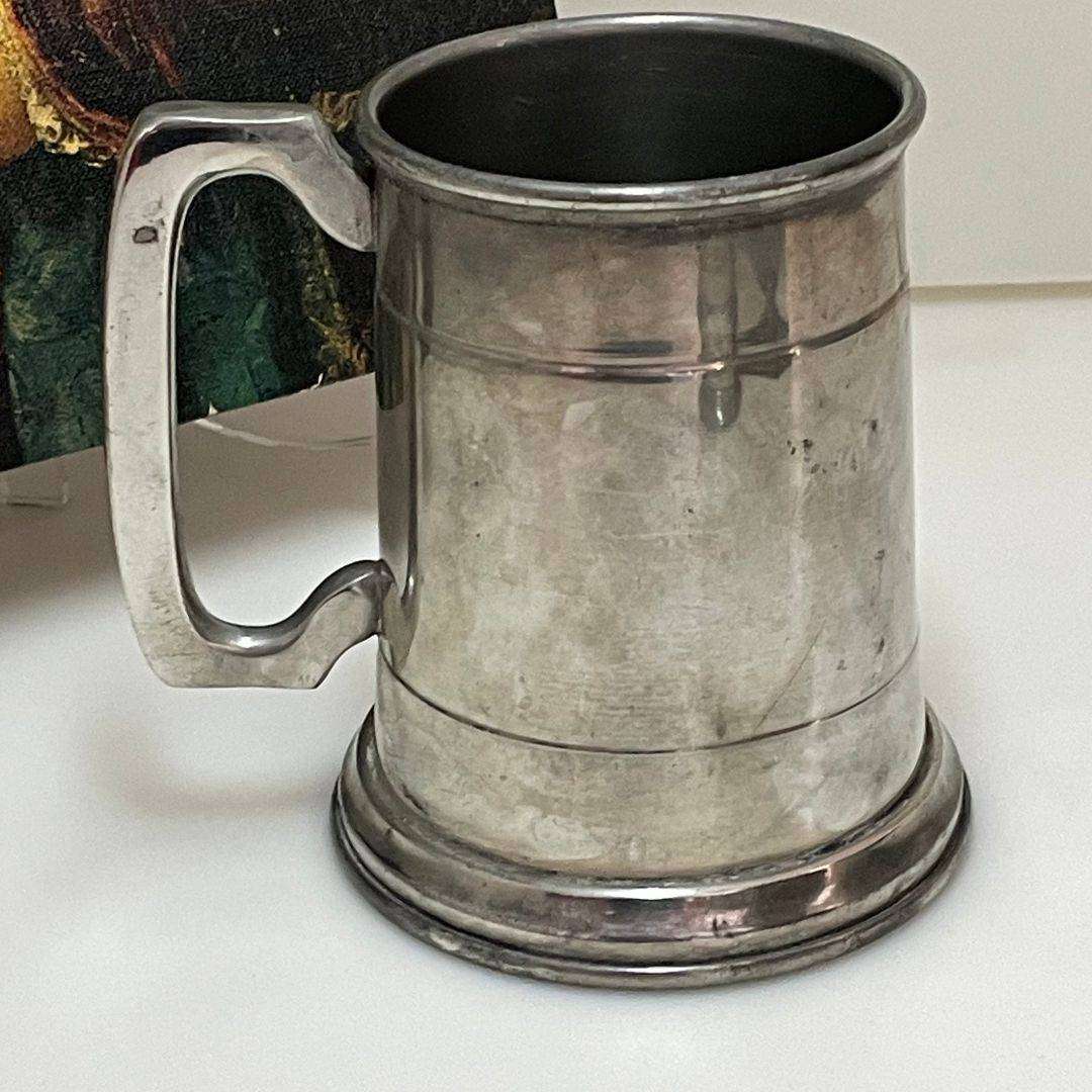 Pewter Tankard  1 Pint, Marked EM.ESS - 1950's