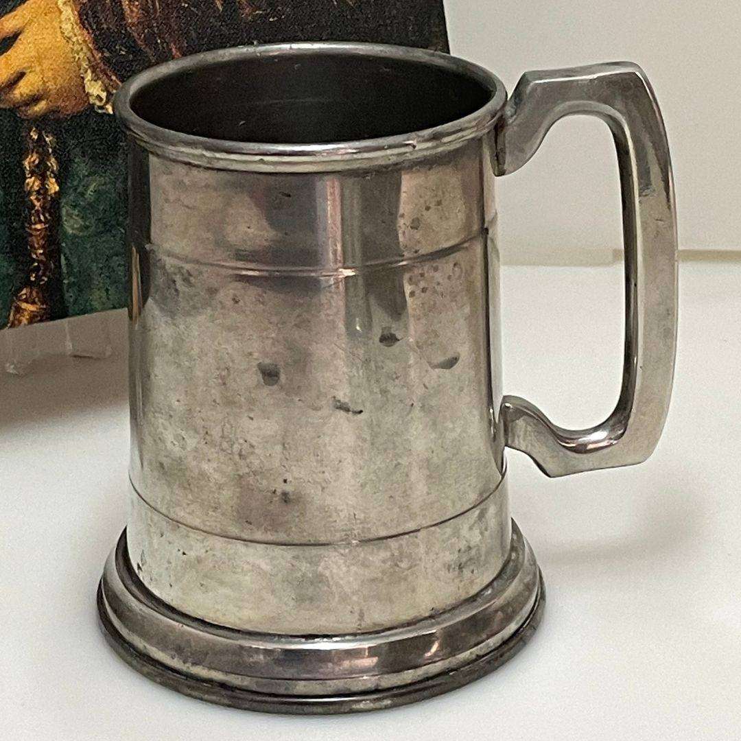 Pewter Tankard  1 Pint, Marked EM.ESS - 1950's