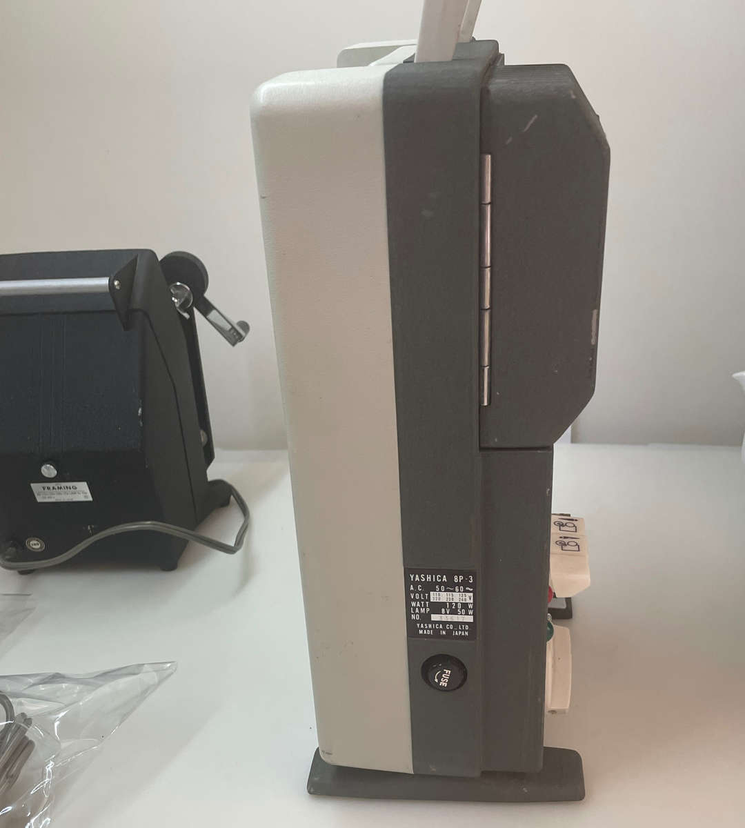 Set of 2 Vintage Yashica Film Projectors  8mm & Super 8  Japan  Tested & Working - Reduced