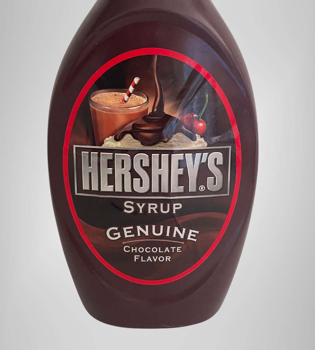 Giant Hersheys Syrup Money Bank  47cm Plastic Tip Jar  Retro Candy Décor