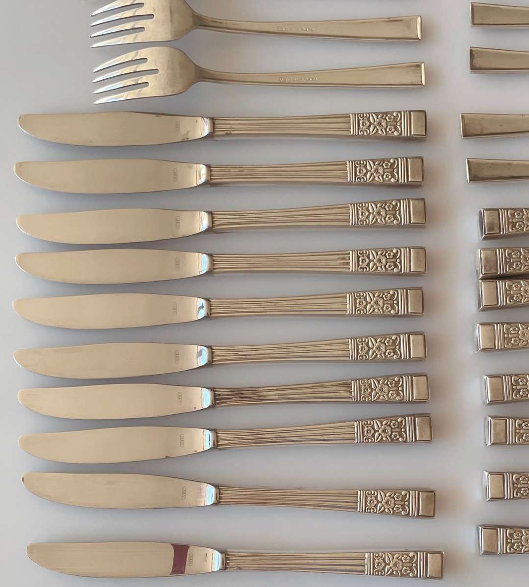 Incomplete 50-Piece NTC Silver Plated Cutlery Set (1940)  Coronation Pattern, Great Condition