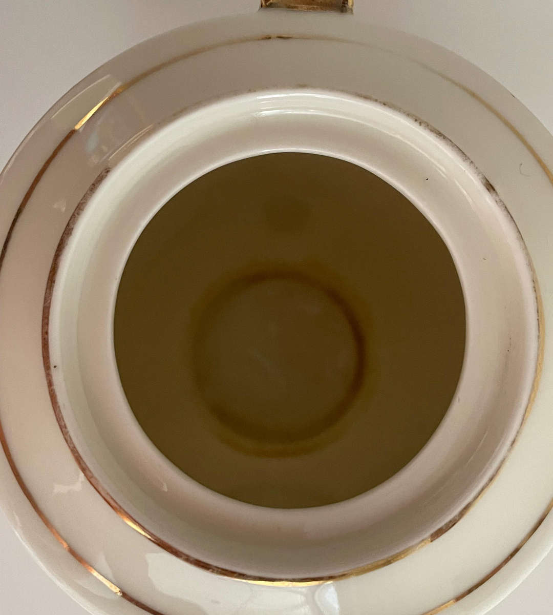 Vintage Protea China 15-Piece Tea Set  Yellow Floral with Gilt Trim