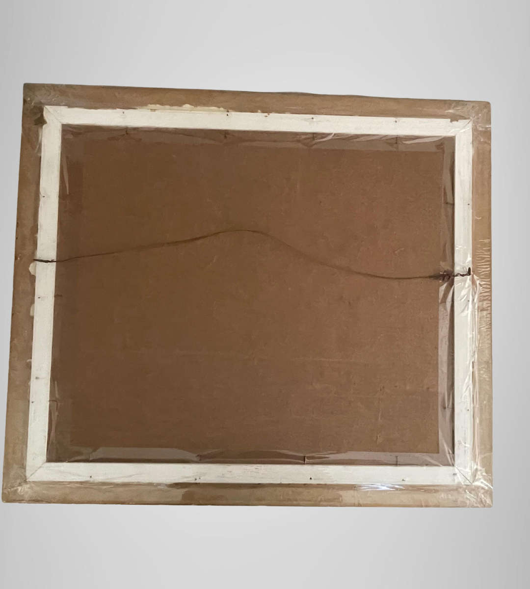 Signed Patrick  Ducks in Flight Over Marsh Grass  Original Vintage Painting  76x65.5cm