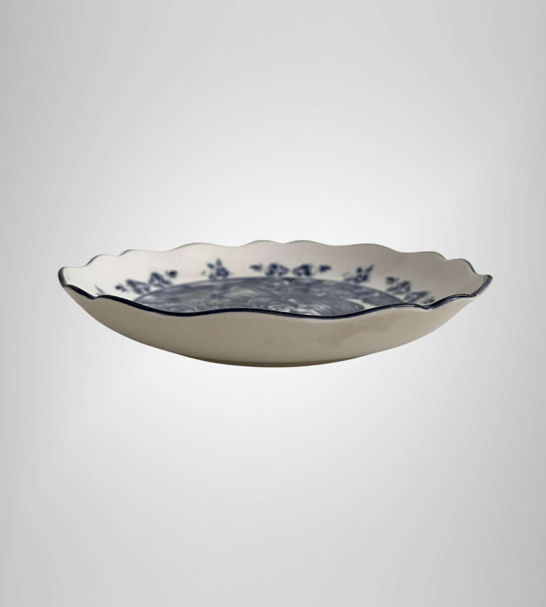 Zomer Seasonal Plate  M Delft Blauw Oude Molen Fabriek  Dutch Blue & White  17.5cm