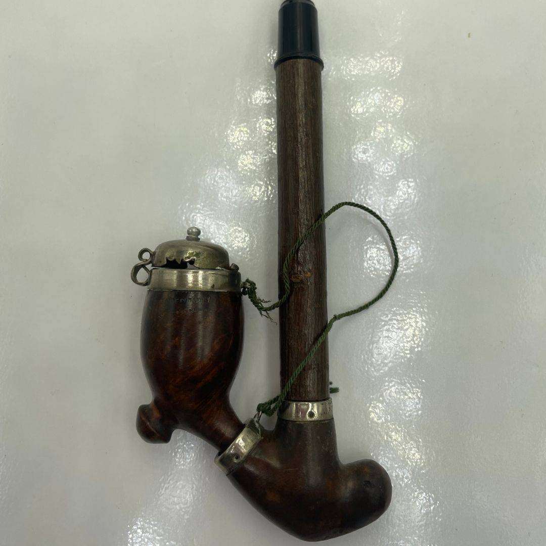 Bruyere Garantie Czechoslovakia Briar Pipe  Tyrolean E-Foot Shape  Vintage Collectors Piece