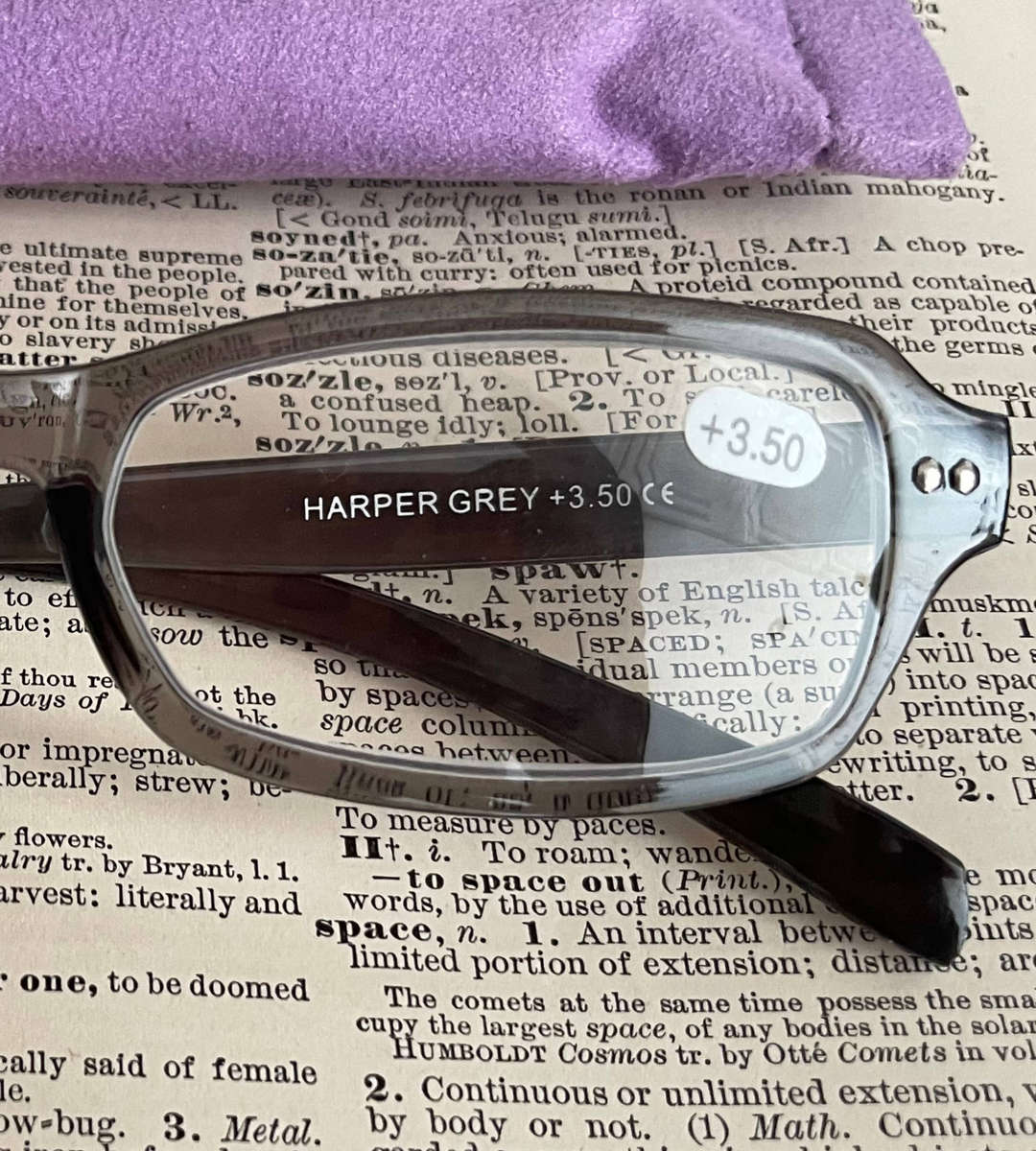Reading Glasses +3.50 Strength Clearance New Condition Branded Styles Free Case
