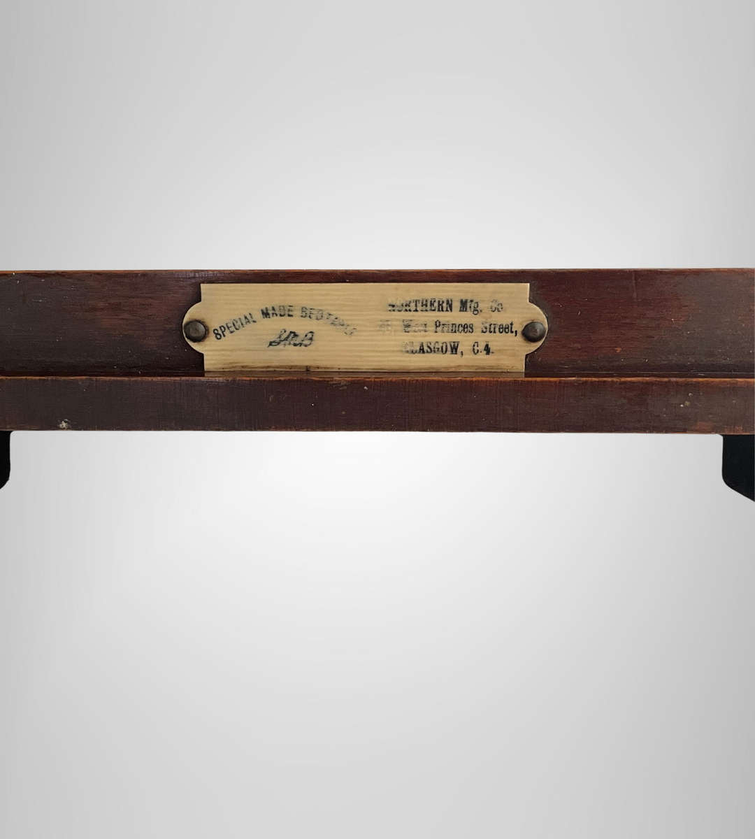 Vintage Folding Butlers Tray  Northern Mfg. Co. Glasgow  66cm Wide  Early 20th Century