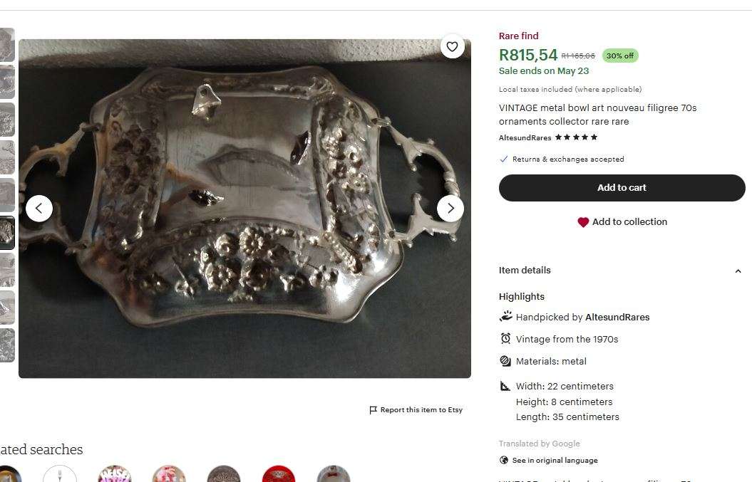 Antique Williams Sheffield Silver-Plated Bon Bon Dish with Ornate Handles & Floral Repoussé  1920s