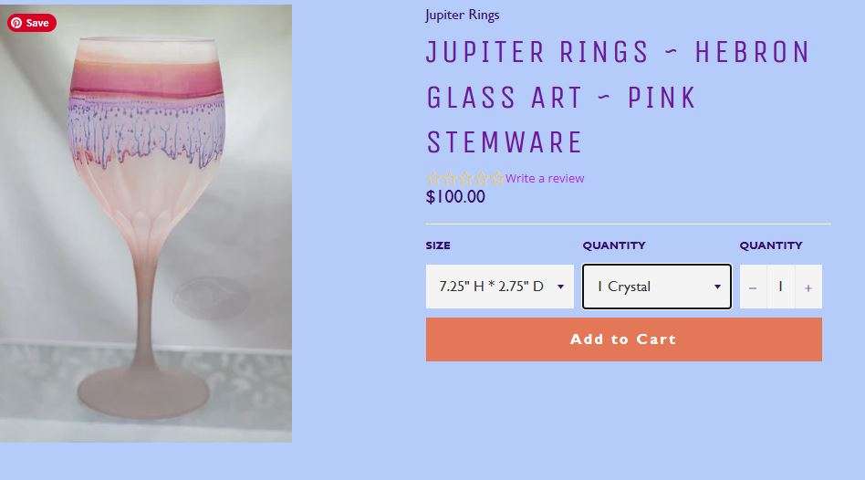 Exquisite 6-Piece Hand-Painted Hebron Frosted Pink Crystal Wine Set - Rare Holyland