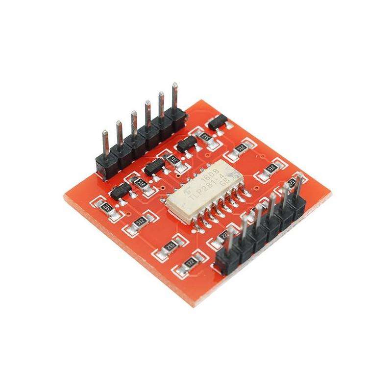 A87 4 roads opto-isolation module high-low level expansion board