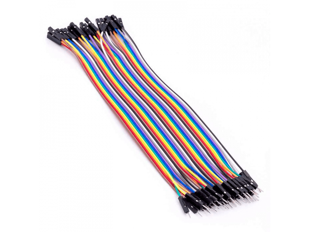 BSK Ribbon Cable Jumper 40W Female - Male 20cm