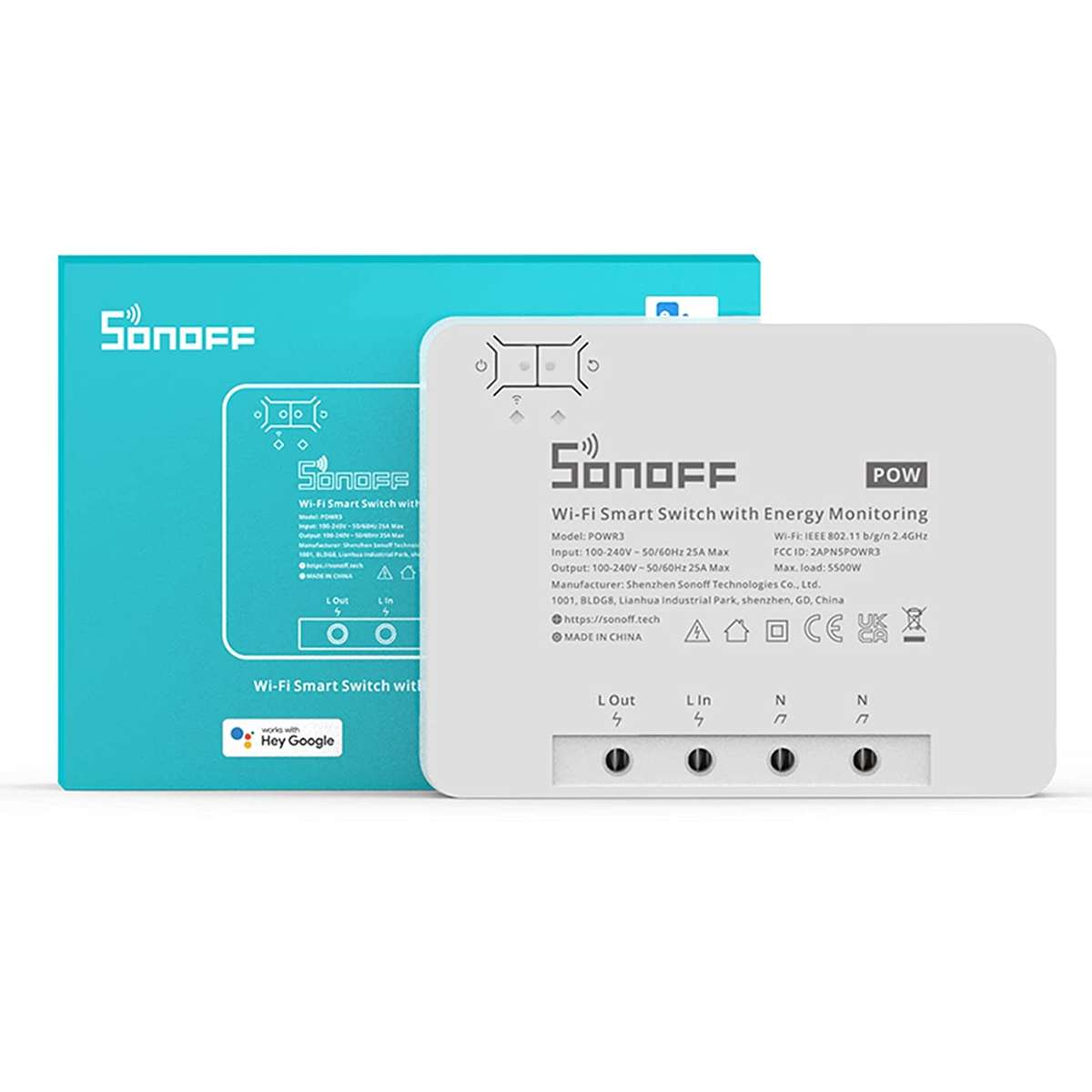 SONOFF POWR3 High Power Smart Switch