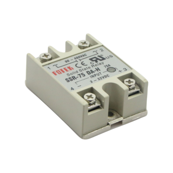 FOTEK SSR-75DA-H Solid State Relay 75A 90-480 VAC With Cover