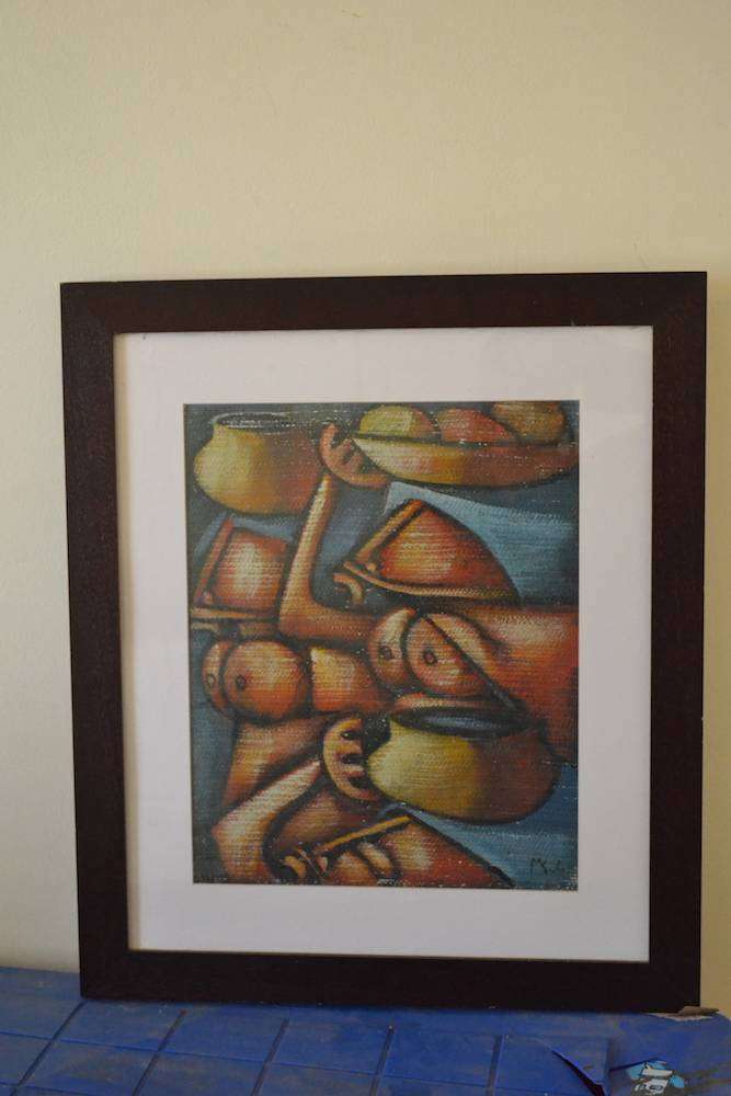 Local Mozambique Women oil on canvas