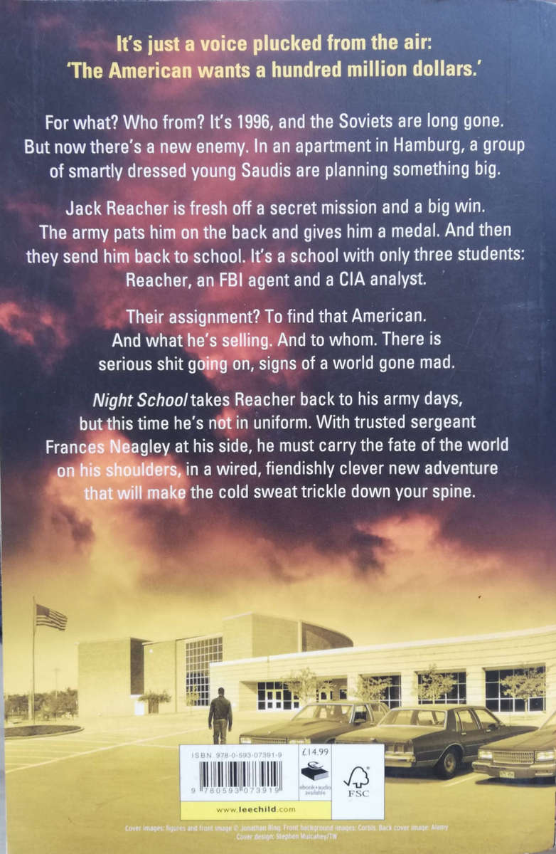 Night School by Lee Child (Trade-size Soft Cover)