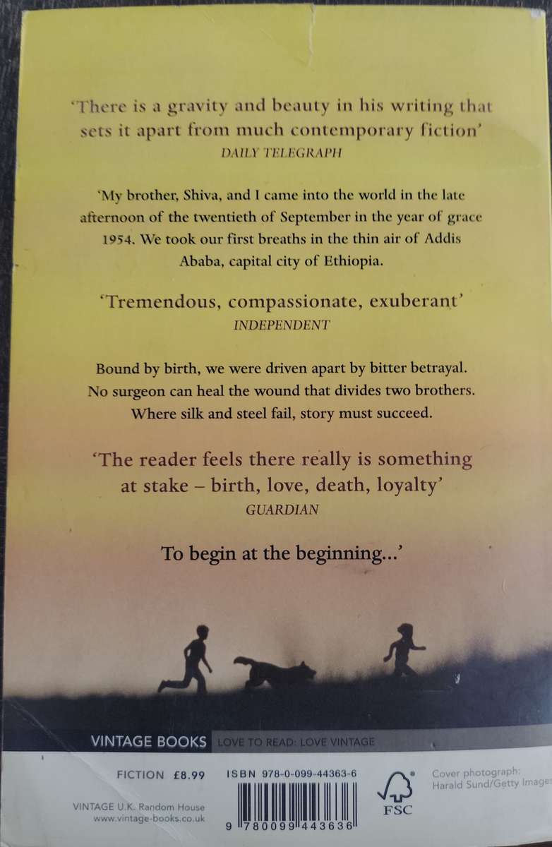 Cutting for Stone - Abraham Verghese (2010)