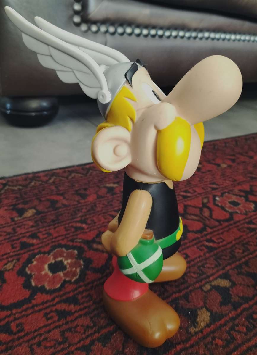 Asterix bubble bath bottle