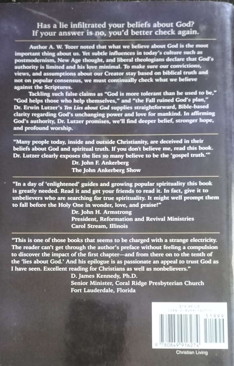 Ten lies about God (Lutzer - 2000)
