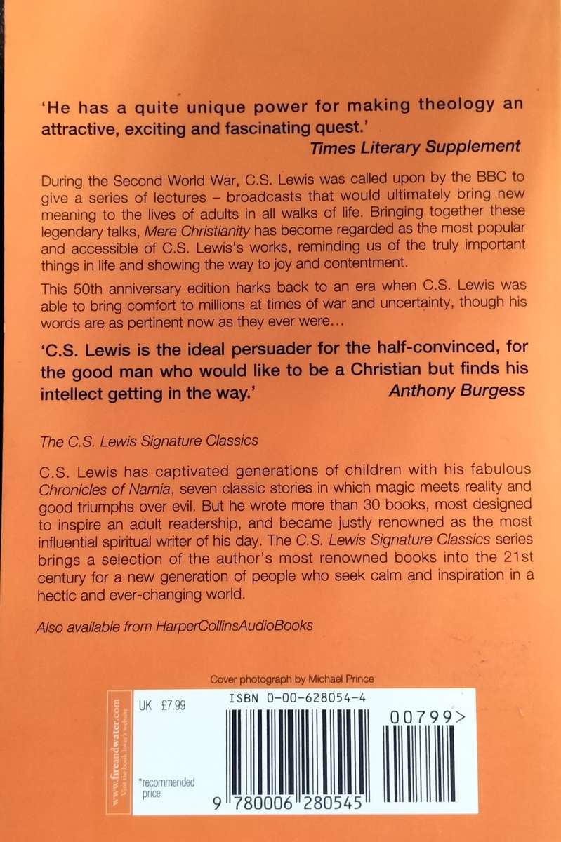 Mere Christianity - Fiftieth Anniversary edition (Lewis - 2002)