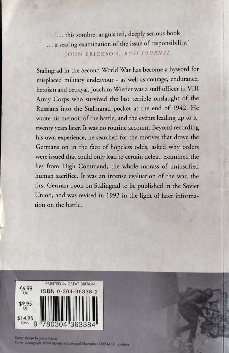 Stalingrad - memories and reassessments (Wieder & von Einsiedel - 2004)
