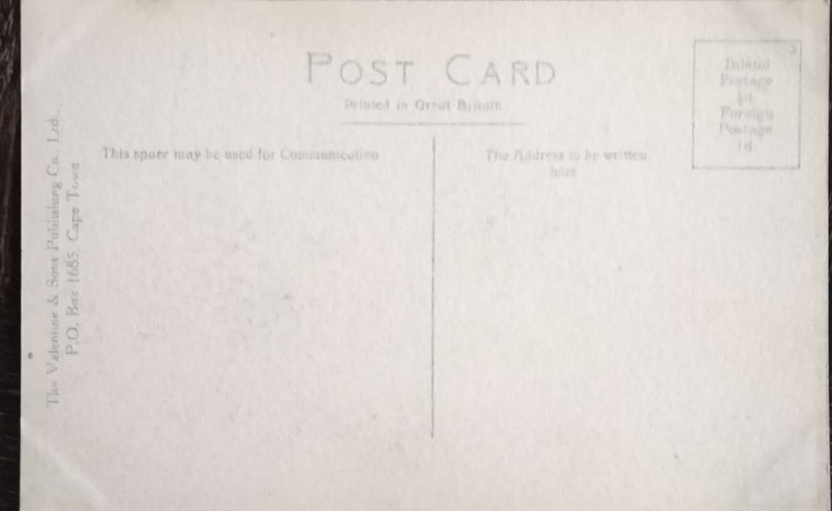 Antique Post card - Cape Town - Museum