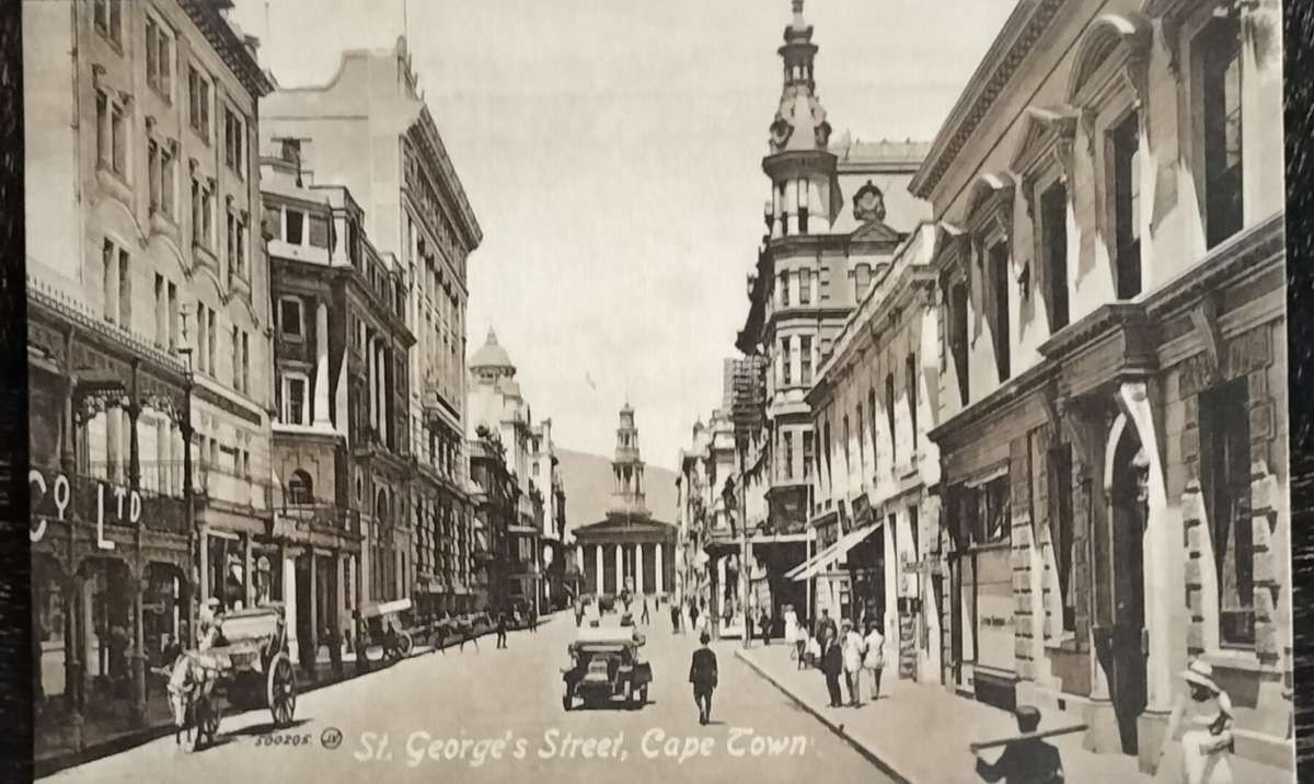 Antique Post card - Cape Town - St. George's Street