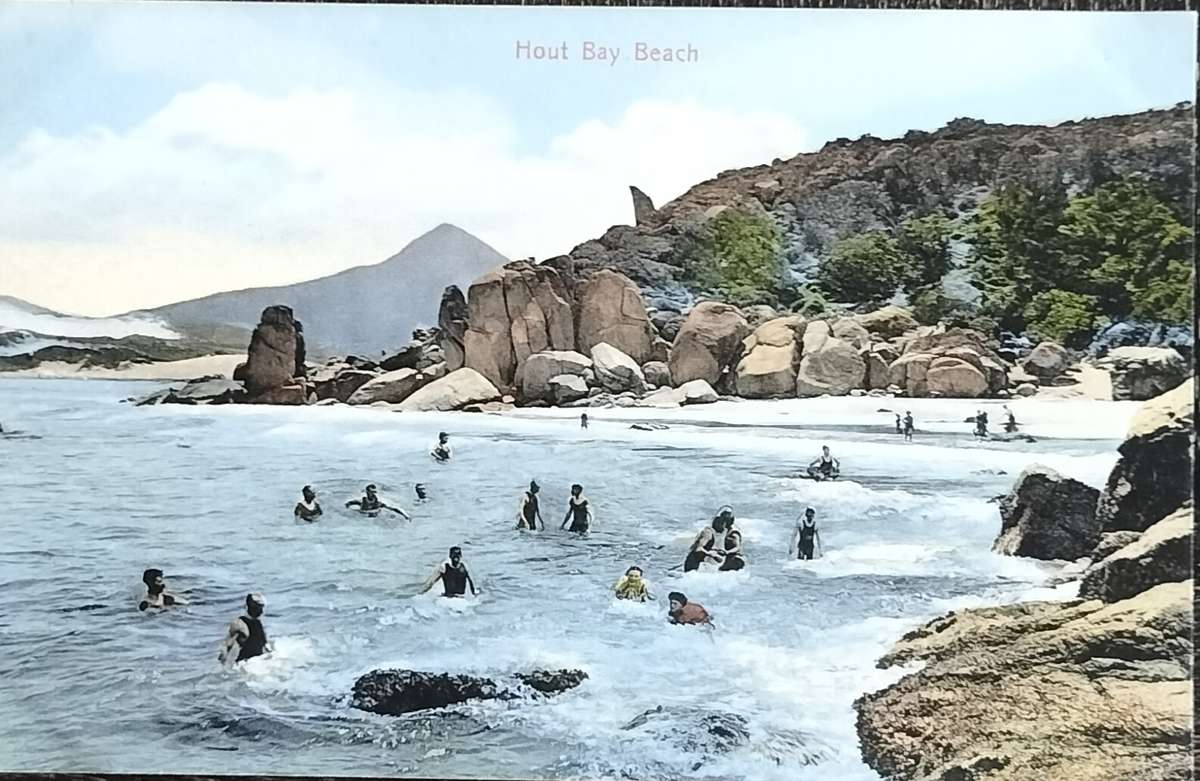 Antique Post Cards - South Africa - Hout Bay Beach