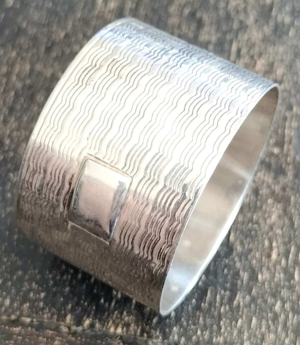 Antique Birmingham Silver serviette ring 26,5 g (3)