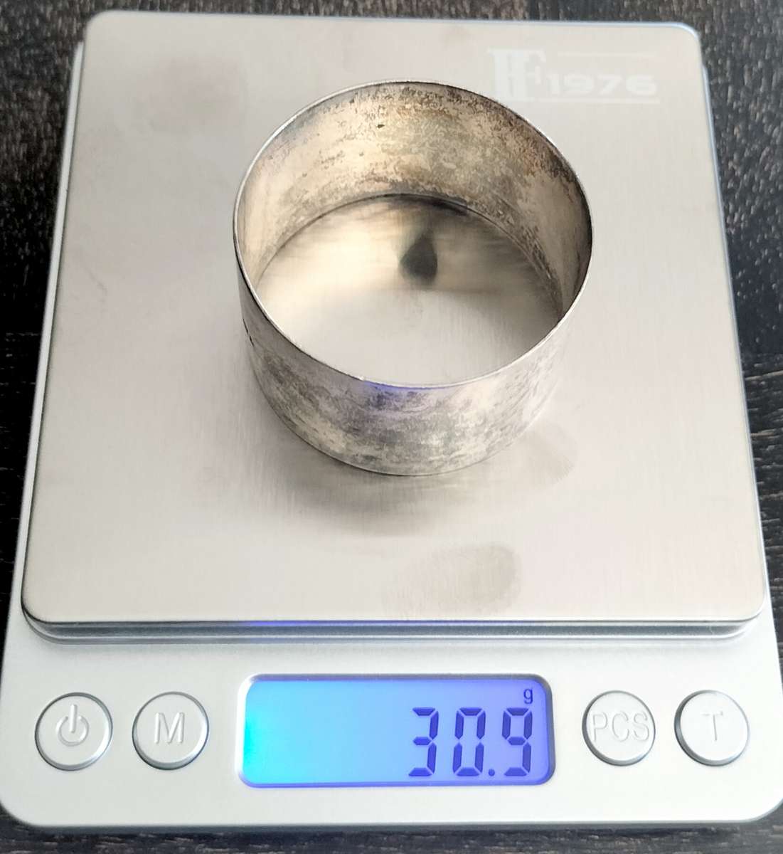 Antique Birmingham Silver serviette ring 30,9 g (4)