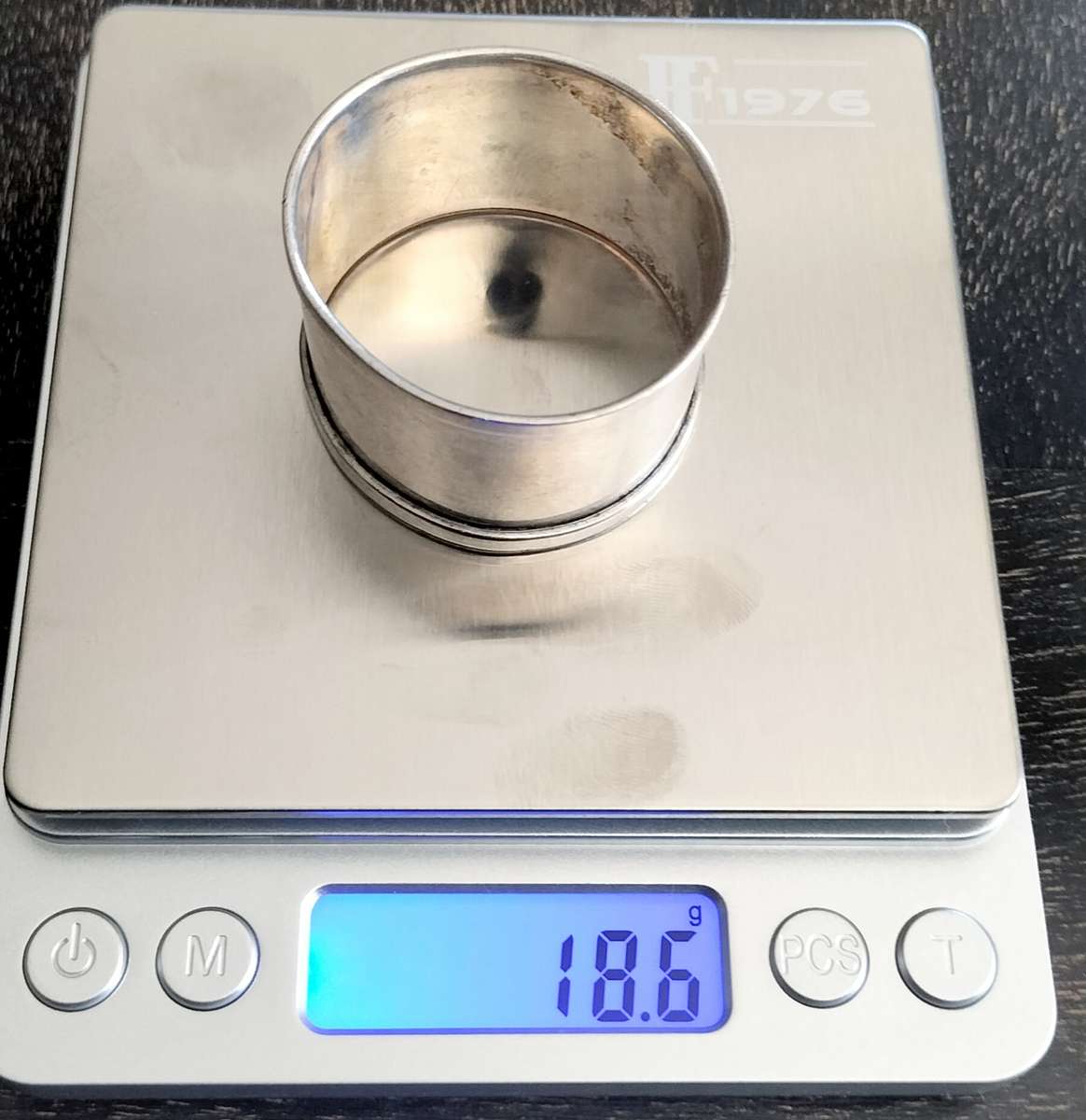 Antique Birmingham Silver serviette ring 18,6 g (5)