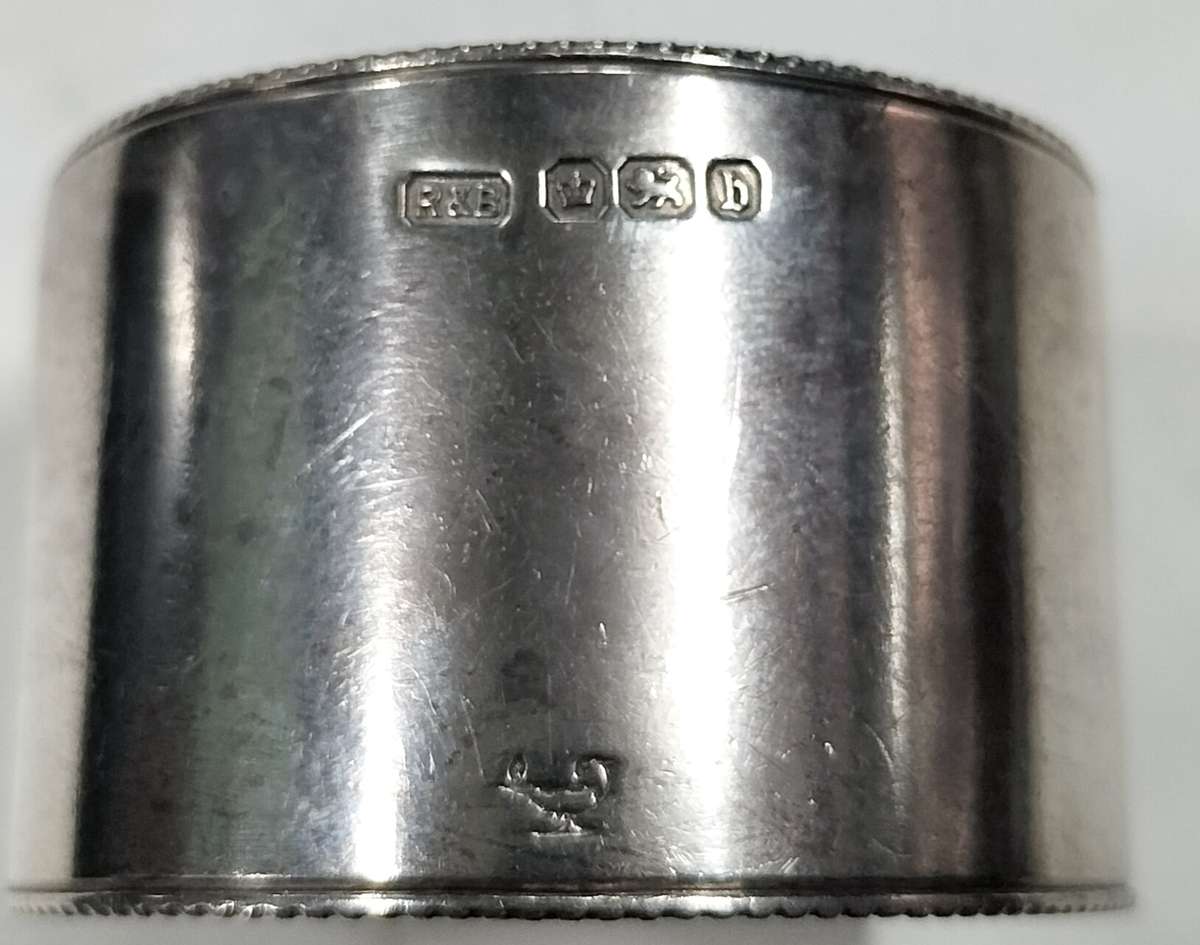 Antique Sheffield Silver serviette ring 32.7g (19)