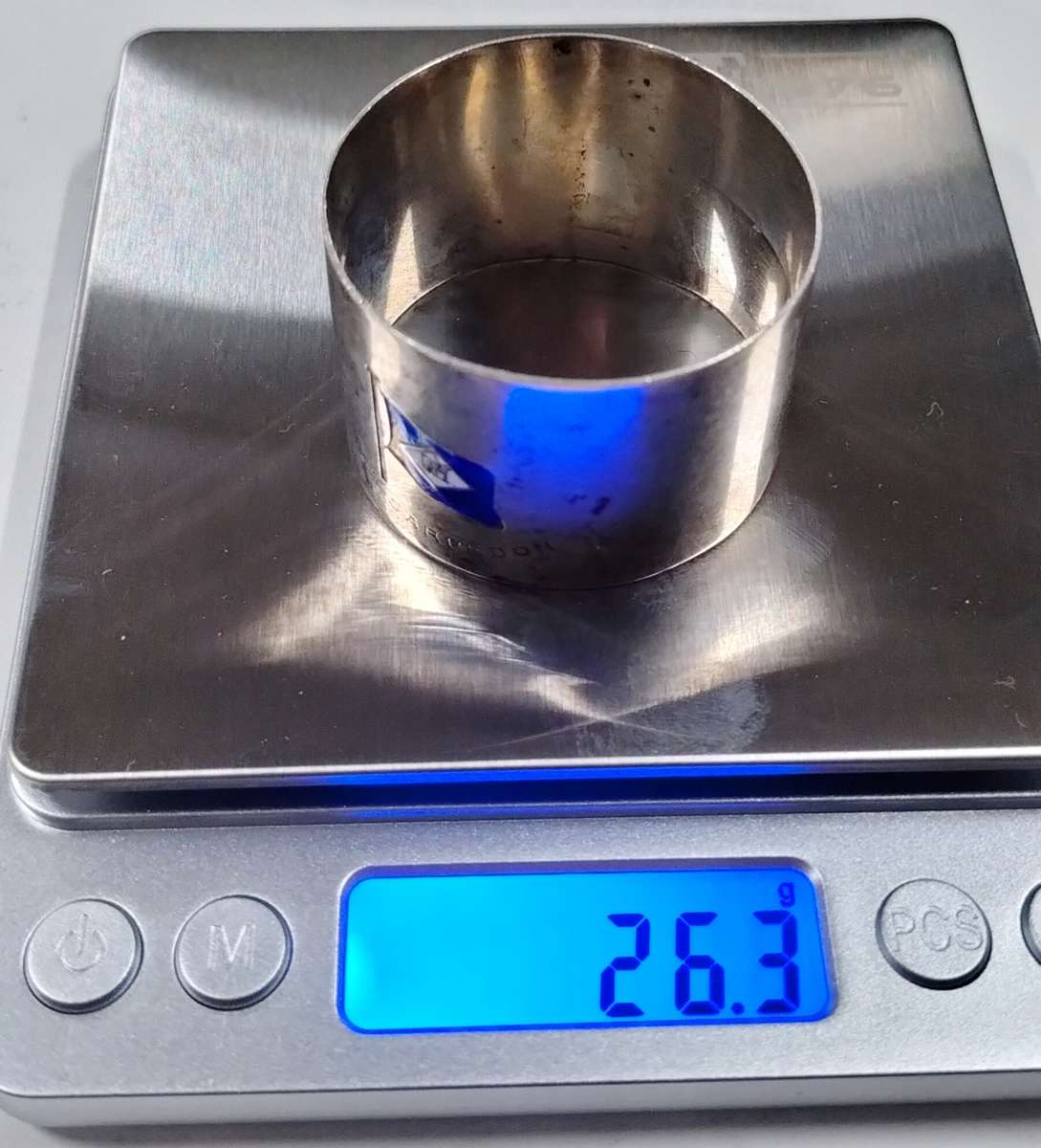 Antique Birmingham Silver serviette ring 26,3g (10)