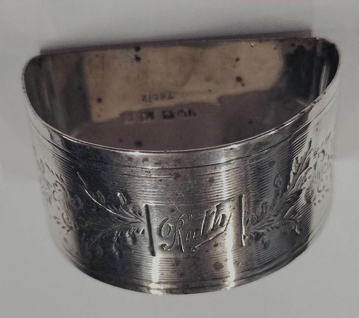 Birmingham silver napkin ring - 22g (28)
