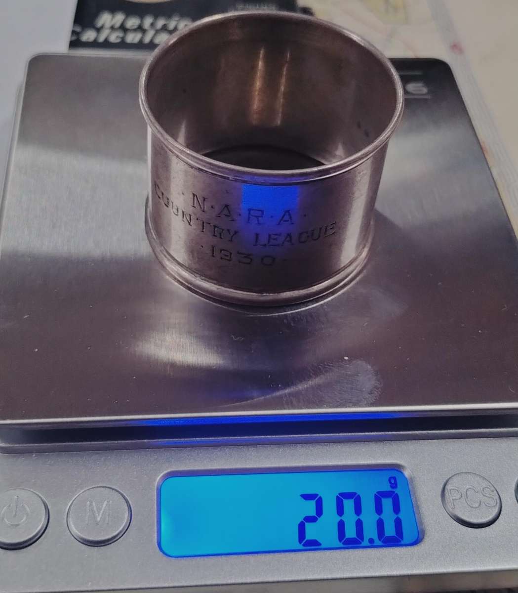 Birmingham silver napkin ring - 20g (23)