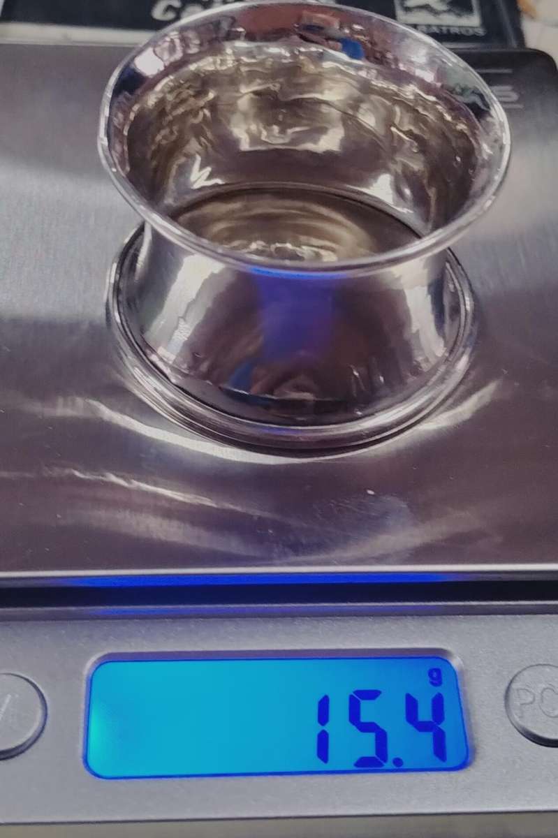 Birmingham silver napkin rings - 15.4g (18)