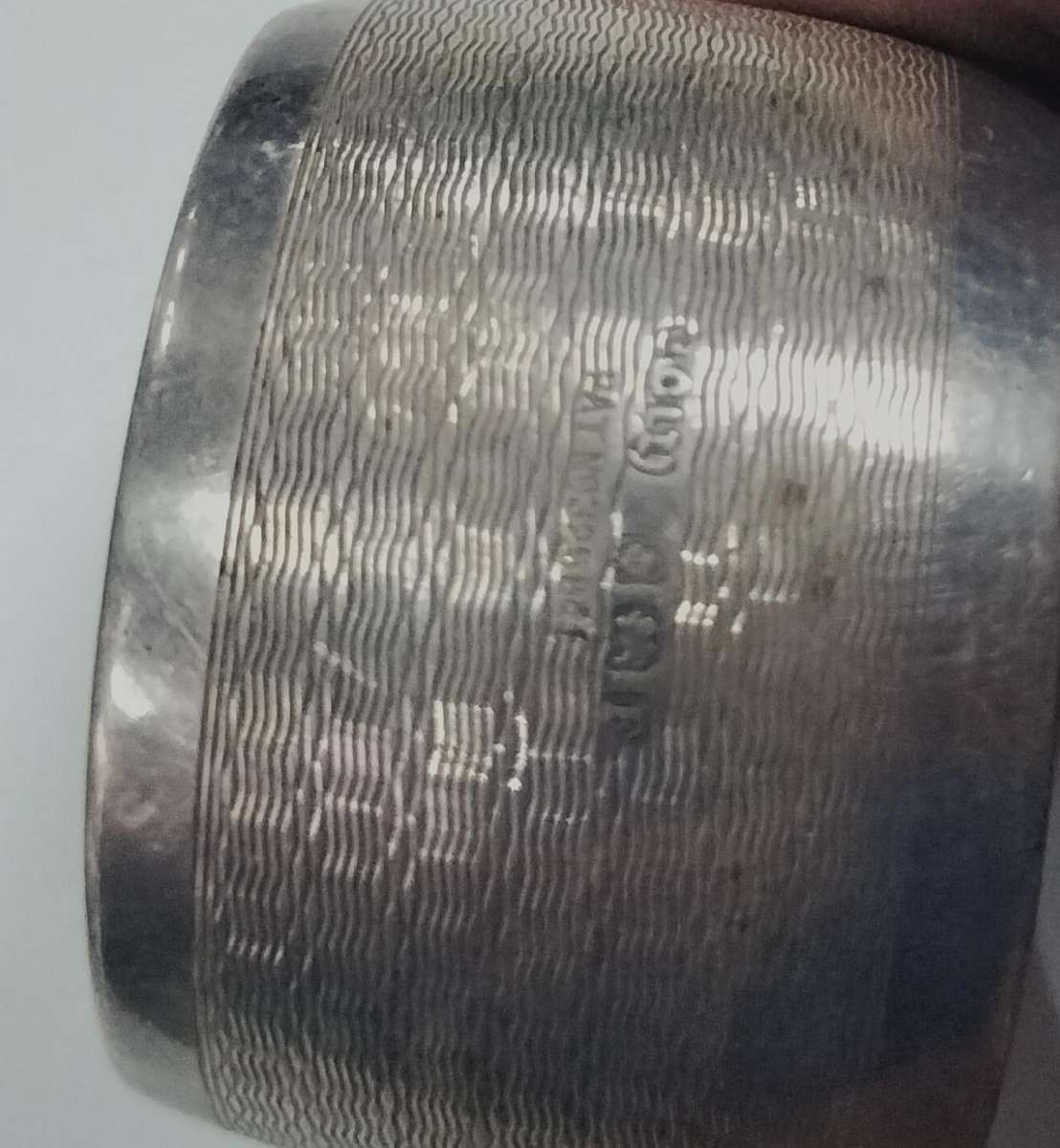 Birmingham silver napkin ring (bakelite inner)  - 35.8g (16)