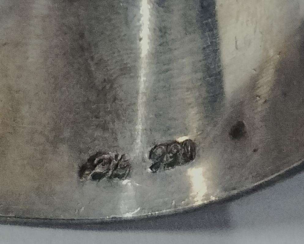 German silver napkin ring - 22.1g (24)