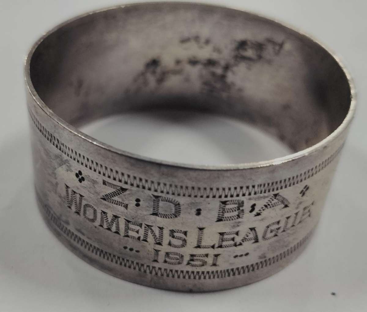 Beautiful Silver napkin ring - 28.7g (26)