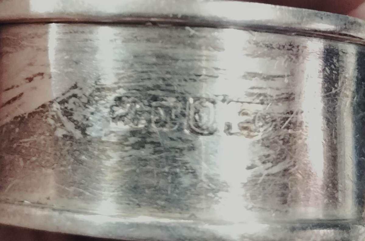 Vintage Silver napkin ring - 16.1g (30)